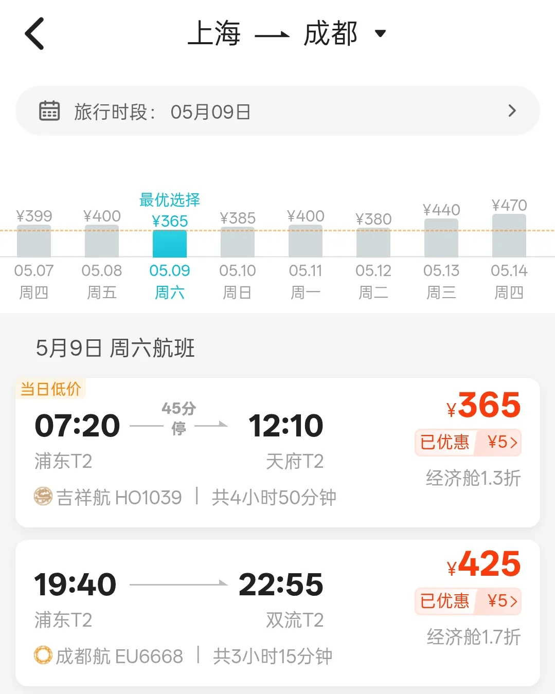 节后机票大跳水!成都出发低至200元